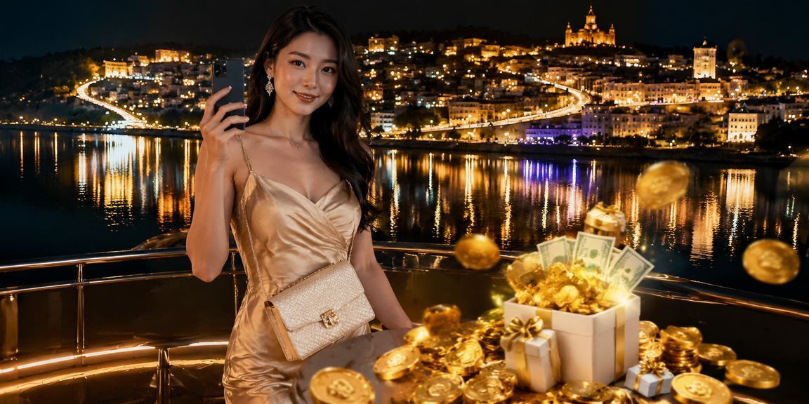 Người dùng Đà Lạt dùng ứng dụng 123bg trên điện thoại giữa thiên nhiên