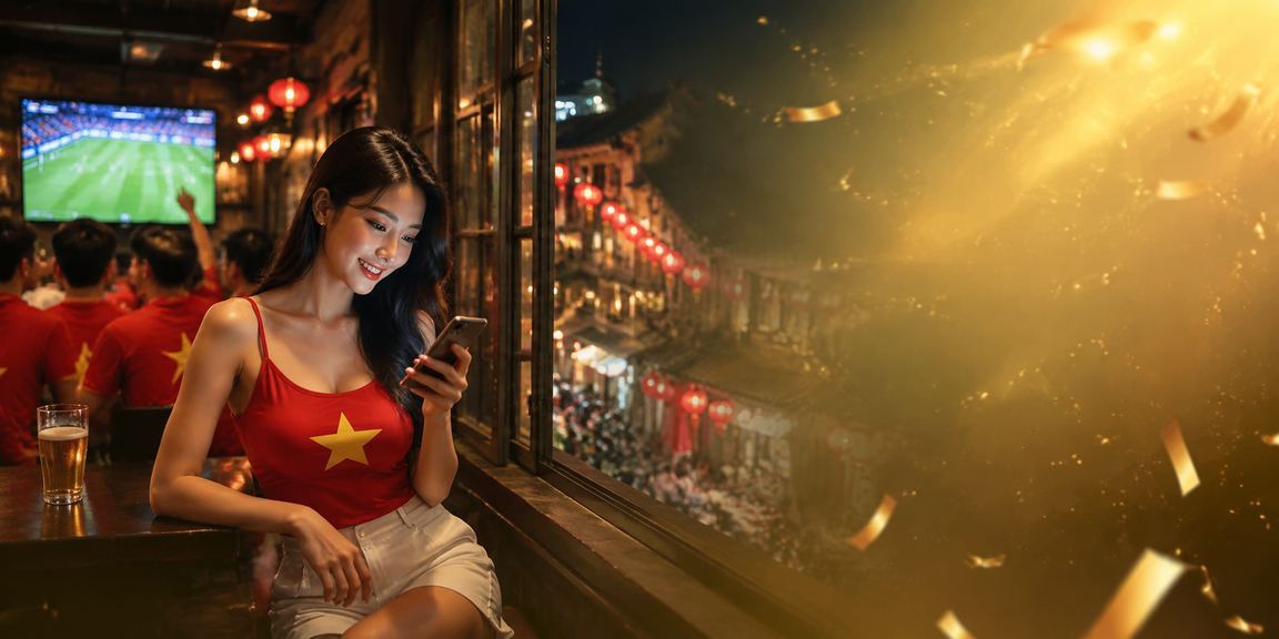 Người dùng Hà Nội sử dụng ứng dụng casino trong không khí lễ hội đèn lồng