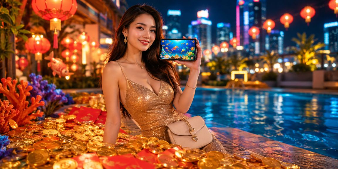 Không khí lễ hội Tết tại TP Hồ Chí Minh với đèn lồng đỏ và phong bao may mắn