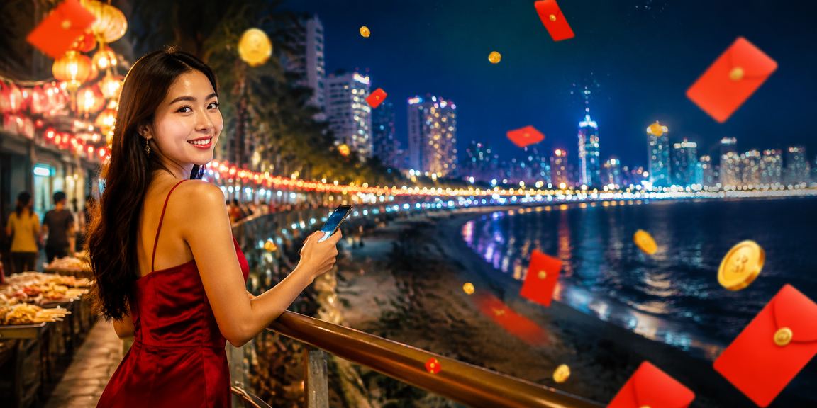 Không khí chợ đêm Nha Trang khi mùa thưởng xổ số Tết rộn ràng